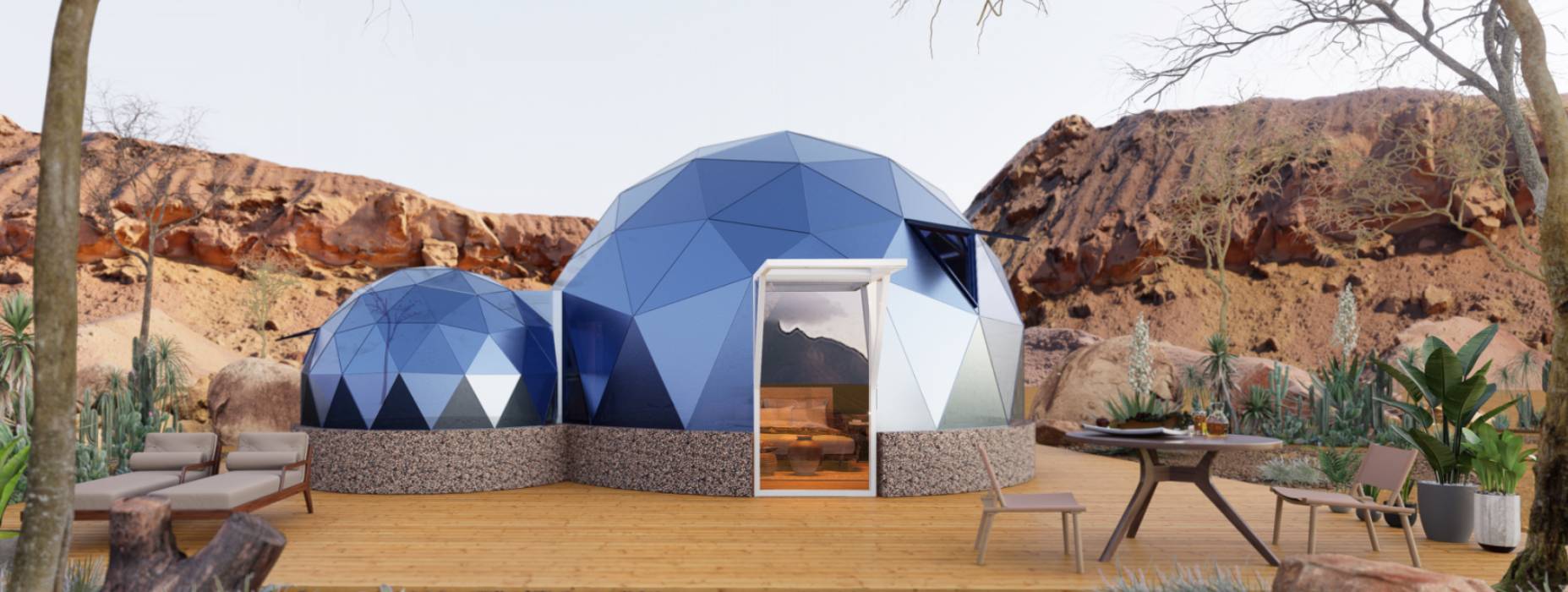 甘南县球形智能光伏玻璃星空房